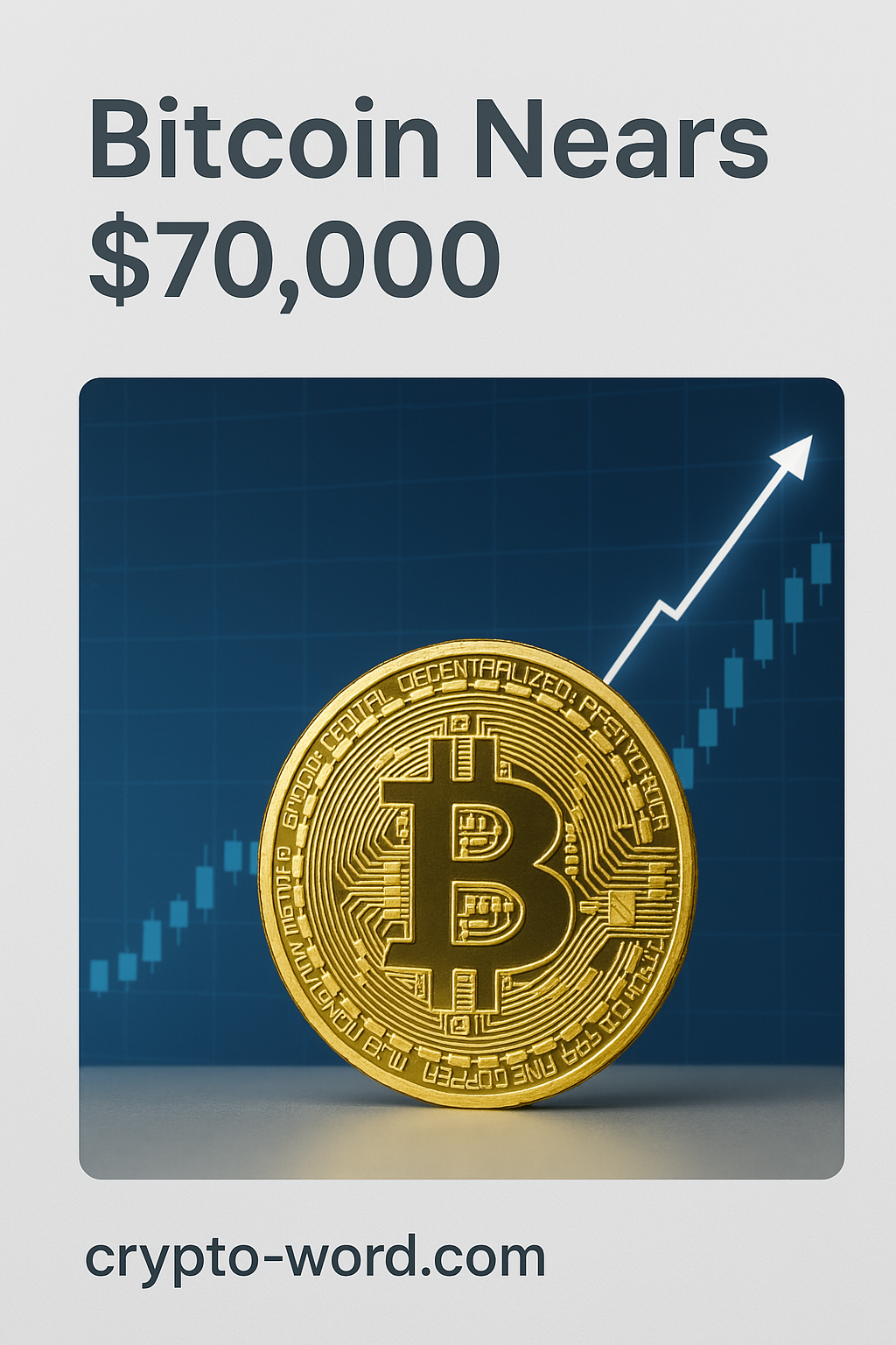 बिटकॉइन $70,000 के करीब – क्रिप्टो निवेश संकेत